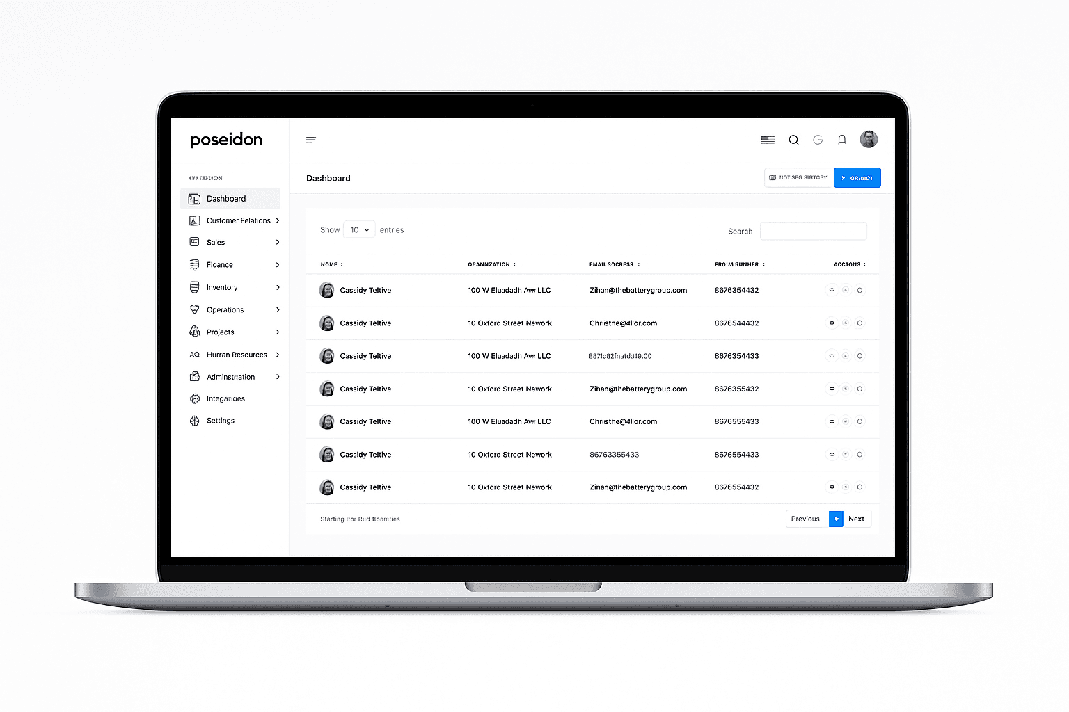 Admin dashboard placeholder